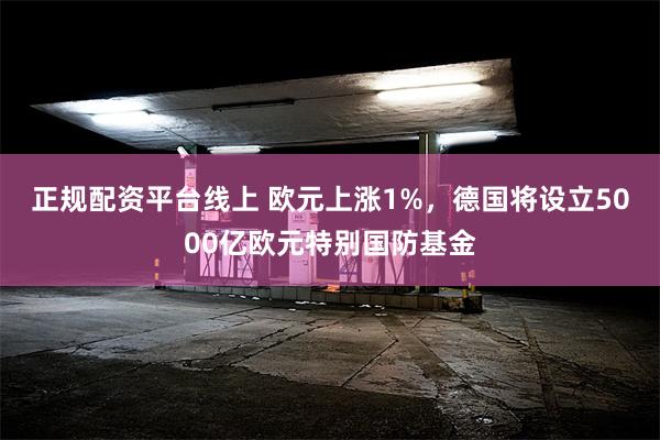 正规配资平台线上 欧元上涨1%，德国将设立5000亿欧元特别国防基金