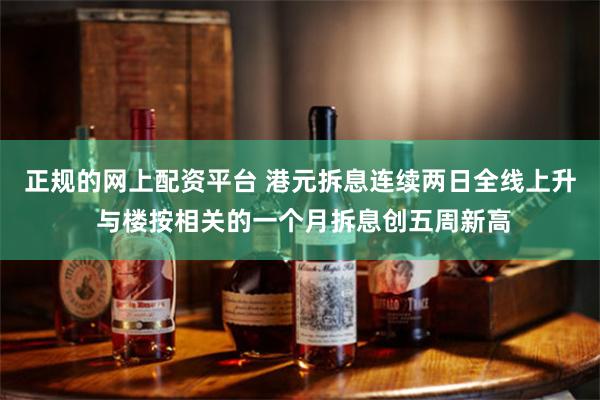 正规的网上配资平台 港元拆息连续两日全线上升 与楼按相关的一个月拆息创五周新高